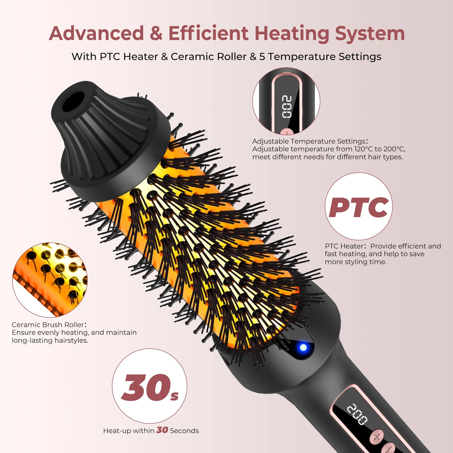 Heated Curling Brush